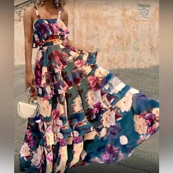 Floral Maxi Skirt and Top Setb - Picture 7 of 7